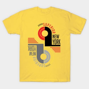 Superior New York Modern Typography T-Shirt